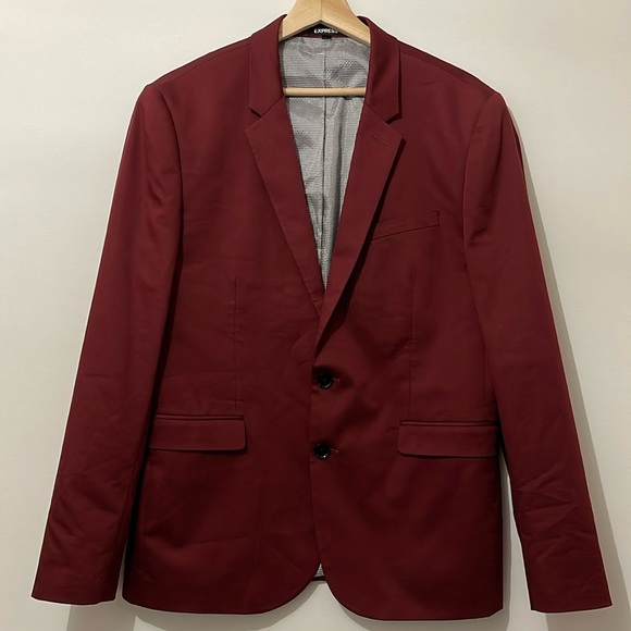 Express Men’s Extra Slim Stretch Cotton Blend Blazer 42R